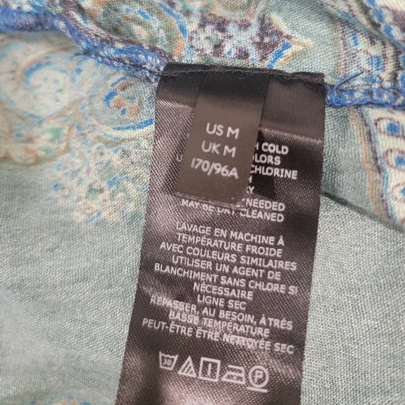 Free People Luna Scarf Print Tunic SZ S - Picture 8 of 10